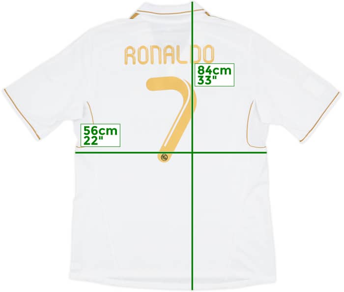 2011-12 Real Madrid Home Shirt Ronaldo #7 - 5/10 - (XL)