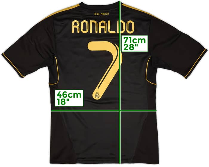 2011-12 Real Madrid Away Shirt Ronaldo #7 - 7/10 - (S)