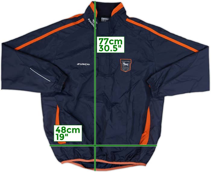 2004-06 Ipswich Punch 1/4 Zip Rain Jacket - 9/10 - (S)
