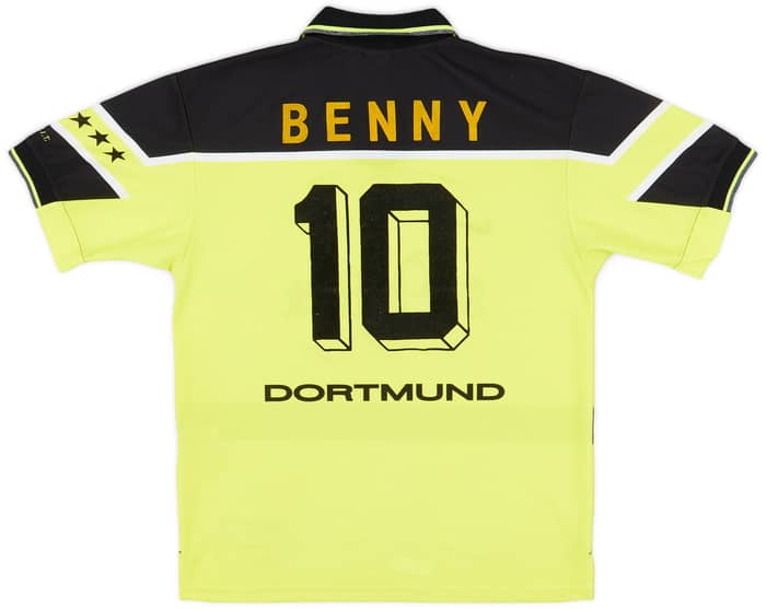 1997-98 Borussia Dortmund Home Shirt Benny #10 - 8/10 - (M)
