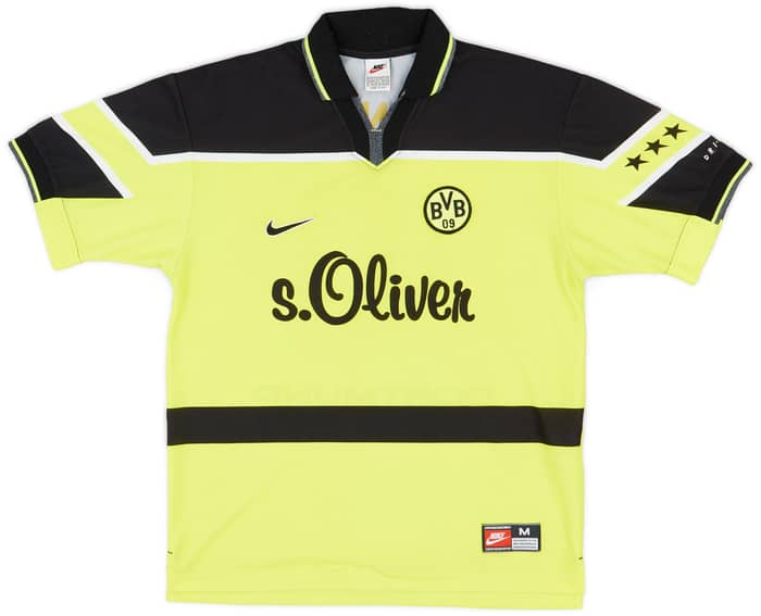 1997-98 Borussia Dortmund Home Shirt Benny #10 - 8/10 - (M)