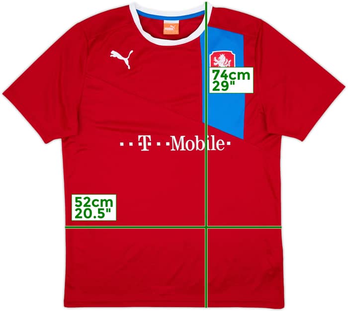 2012-13 Czech Republic Home Shirt - 8/10 - (L)