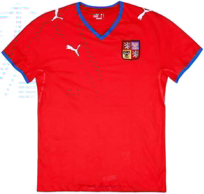 2008-09 Czech Republic Player Issue Home Shirt - 10/10 - (L)