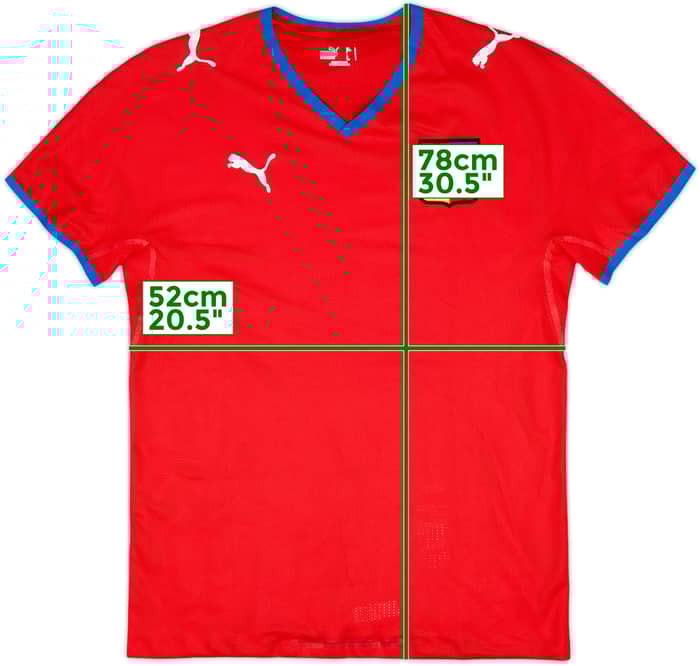 2008-09 Czech Republic Player Issue Home Shirt - 10/10 - (L)