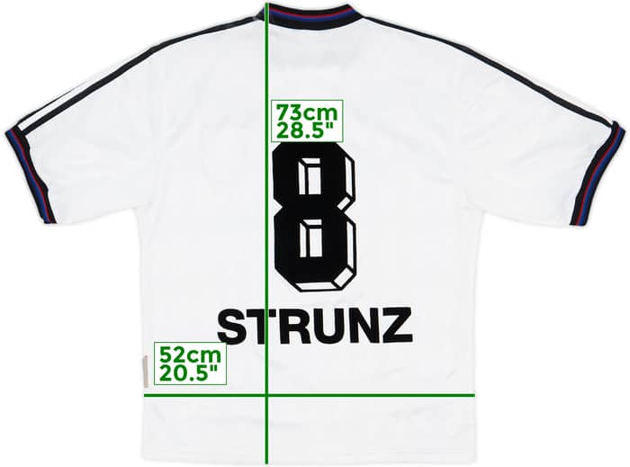 1996-98 Bayern Munich Away Shirt Strunz #8 - 7/10 - (M)