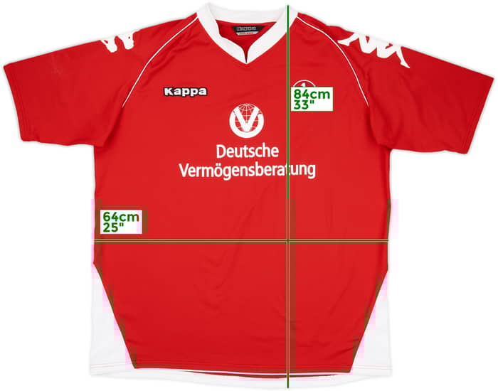 2007-08 Kaiserslautern Home Shirt - 9/10 - (3XL)