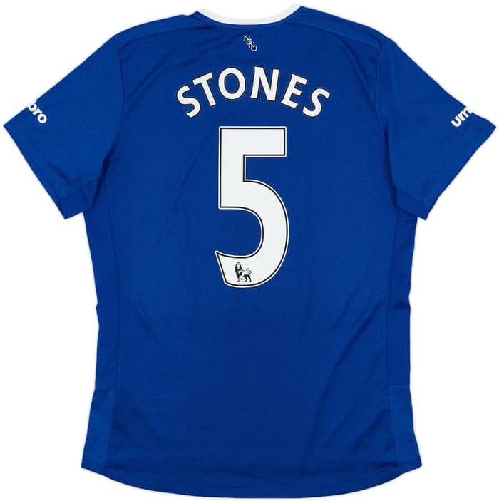 2015-16 Everton Home Shirt Stones #5 - 9/10 - (L)