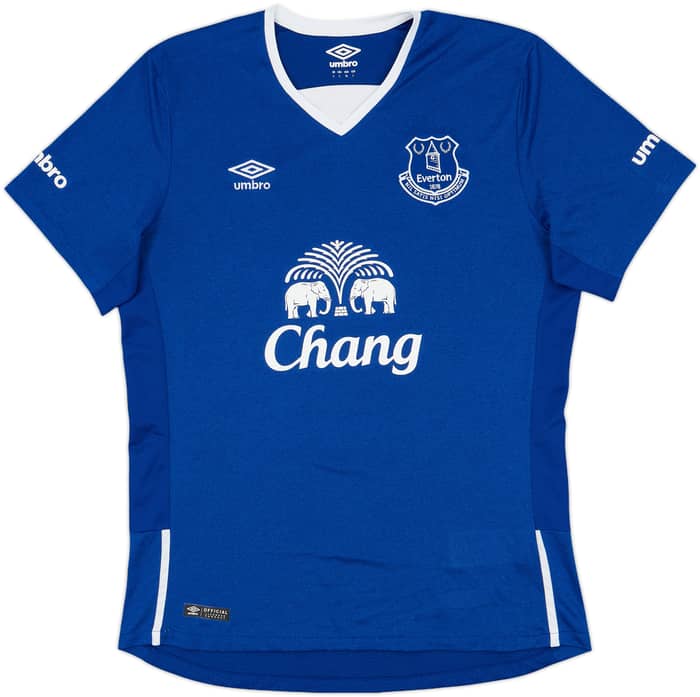 2015-16 Everton Home Shirt Stones #5 - 9/10 - (L)