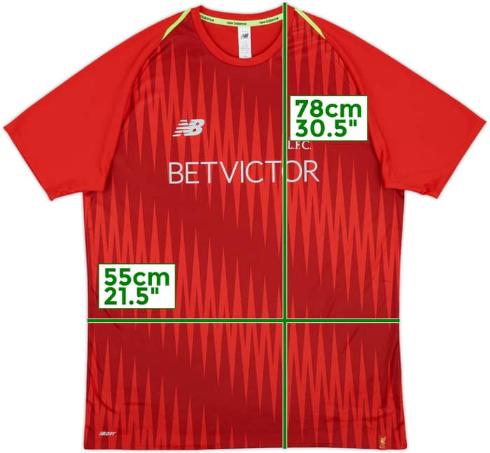 2018-19 Liverpool New Balance Training Shirt - 10/10 - (XL)