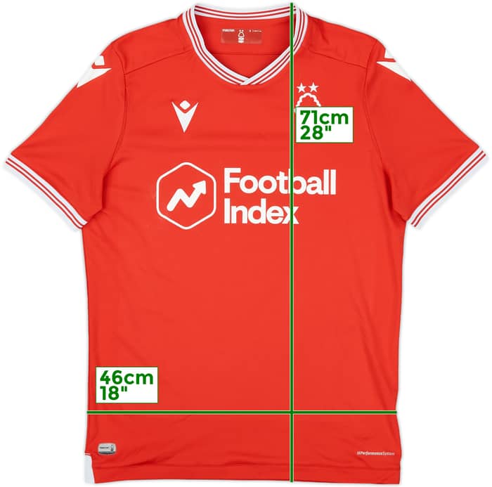 2020-21 Nottingham Forest Home Shirt - 9/10 - (S)