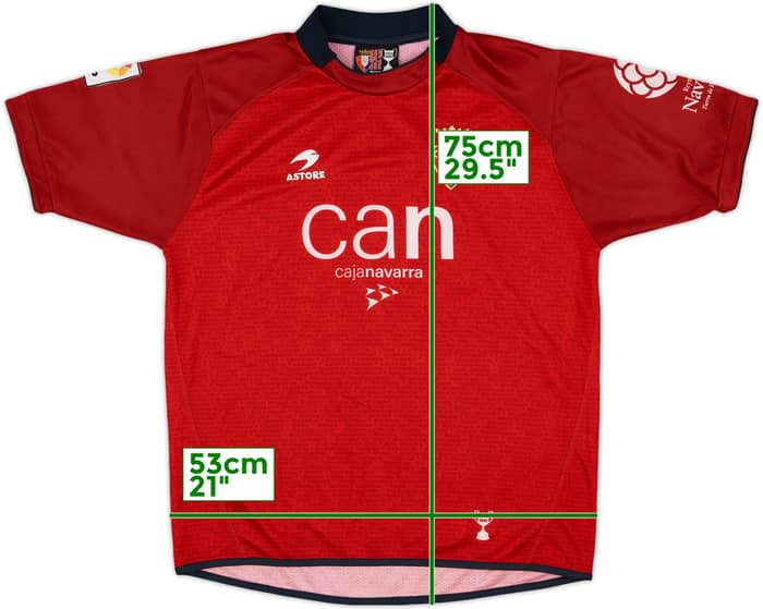 2004-05 Osasuna Home Shirt - 9/10 - (L)