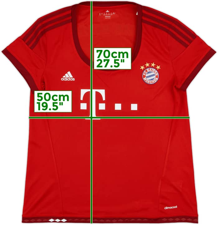 2015-16 Bayern Munich Home Shirt - 10/10 - (Women's XL)