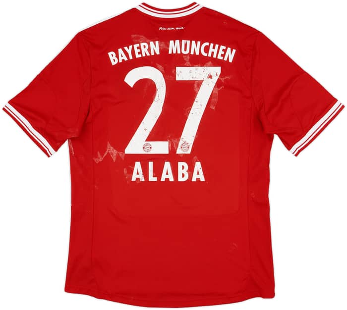2013-14 Bayern Munich Home Shirt Alaba #27 - 4/10 - (L)
