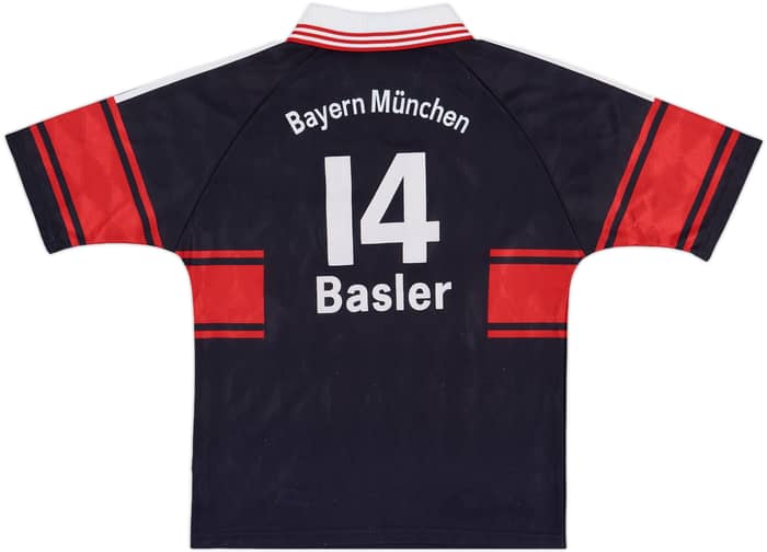 1997-99 Bayern Munich Home Shirt Basler #14 - 8/10 - (XL.Boys)