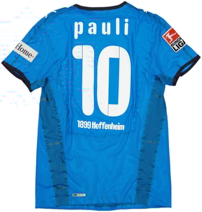 2008-09 TSG Hoffenheim Authentic Home Shirt Pauli #10 - 5/10 - (M)