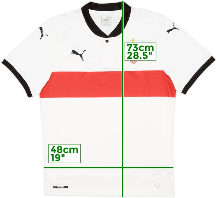 2017-18 Stuttgart Home Shirt - 9/10 - (M)