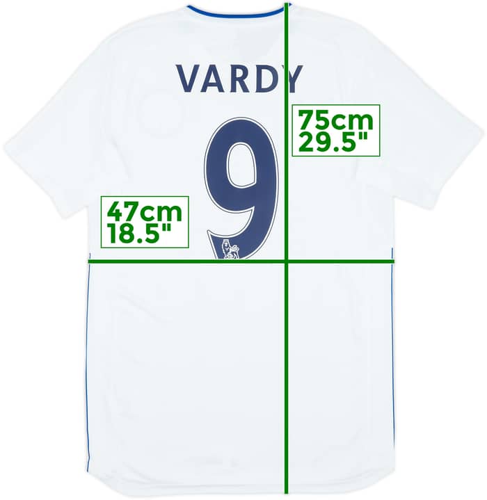 2016-17 Leicester Third Shirt Vardy #9 (S)