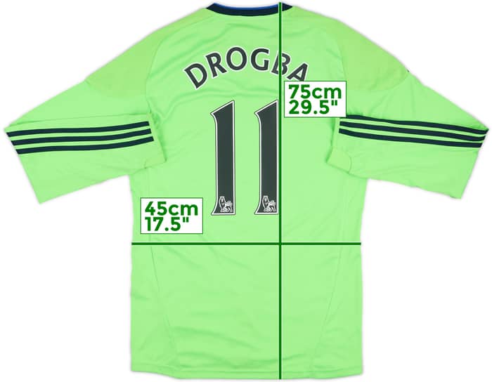 2010-11 Chelsea Third L/S Shirt Drogba #11 (S)