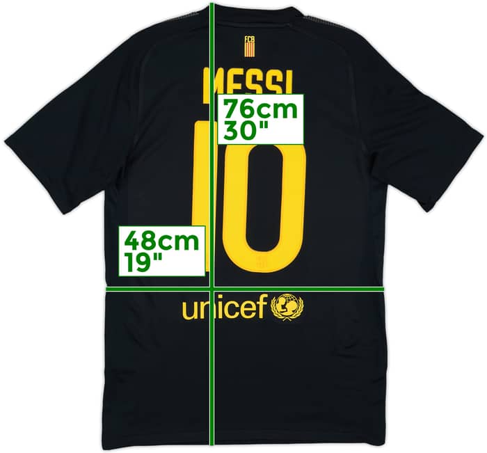 2011-12 Barcelona Away Shirt Messi #10 (S)