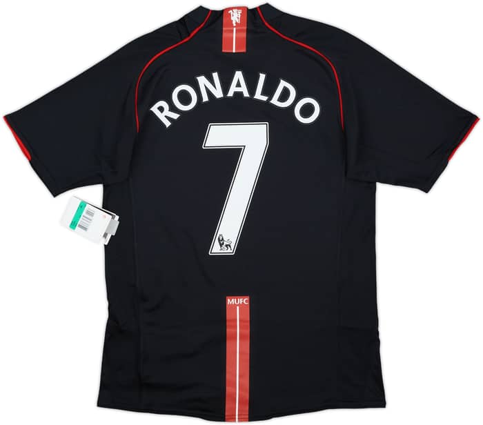 2007-08 Manchester United Away Shirt Ronaldo #7 (S)
