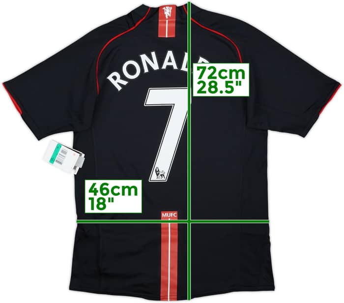 2007-08 Manchester United Away Shirt Ronaldo #7 (S)