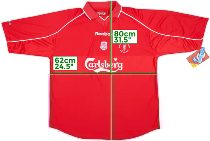 2000-02 Liverpool 'League Cup Winners' Home Shirt (XL)