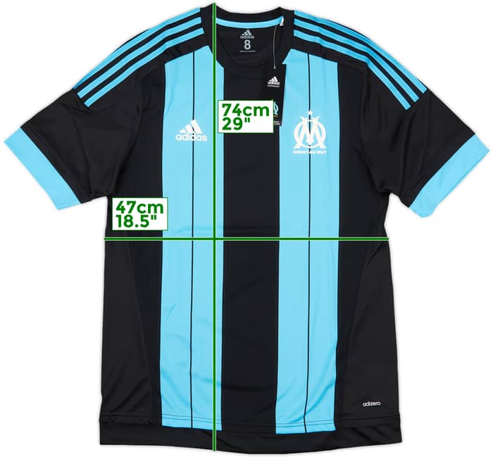 2015-16 Olympique Marseille Player Issue Away Shirt (L)