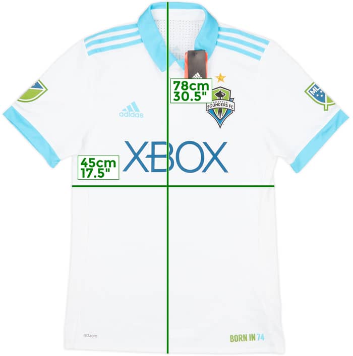 2017-18 Seattle Sounders Authentic Away Shirt (M)