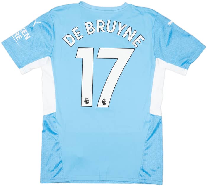 2021-22 Manchester City Home Shirt De Bruyne #17 (S)