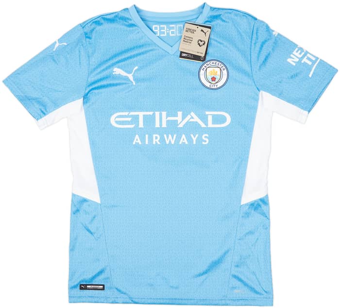 2021-22 Manchester City Home Shirt De Bruyne #17 (S)