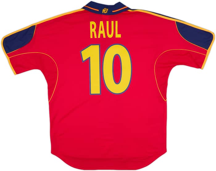 1999-02 Spain Home Shirt Raul #10 (M)