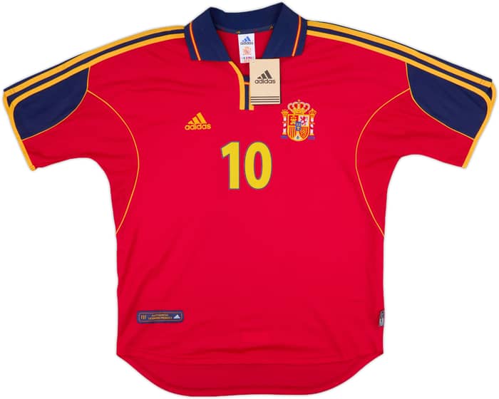 1999-02 Spain Home Shirt Raul #10 (M)