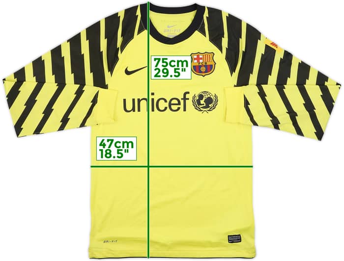 2010-11 Barcelona GK Shirt - 8/10 - (S)