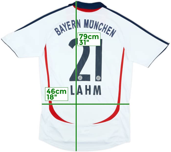 2006-07 Bayern Munich Away Shirt Lahm #21 - 7/10 - (S)