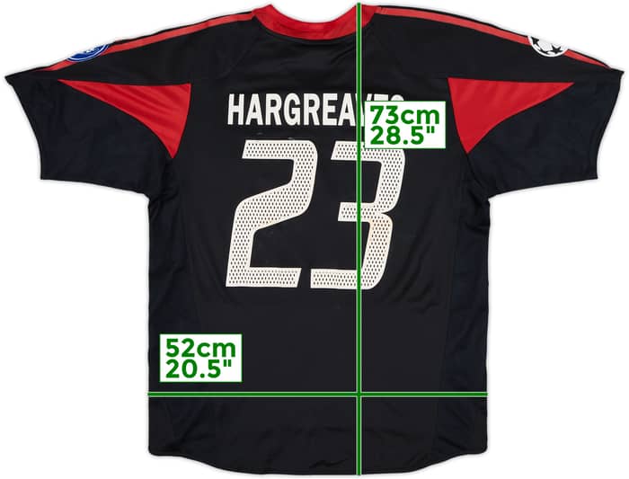 2004-05 Bayern Munich Third Shirt Hargreaves #23 - 6/10 - (M)