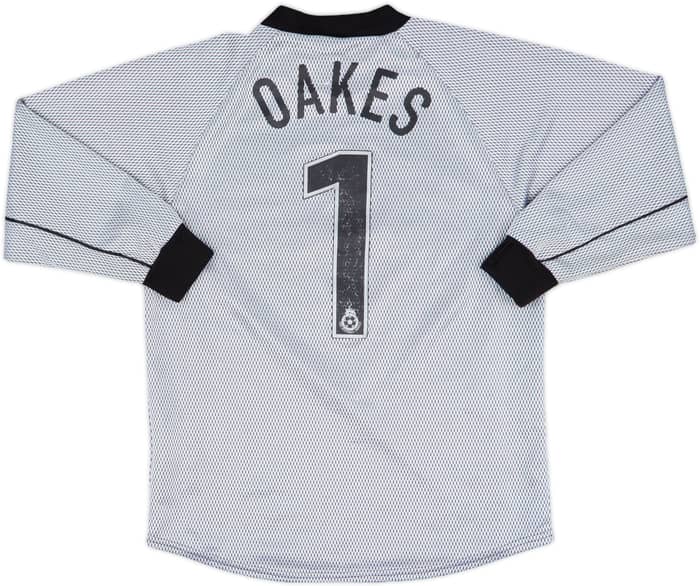2000-01 Wolves GK Shirt Oakes #1 - 6/10 - (S)