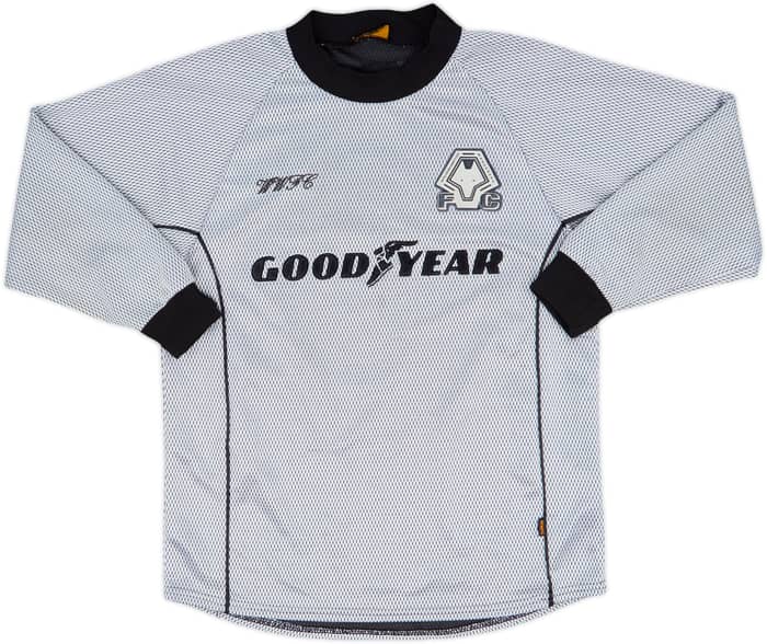 2000-01 Wolves GK Shirt Oakes #1 - 6/10 - (S)