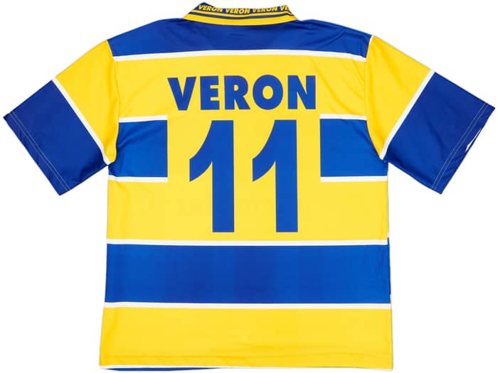 1998-99 Parma Parmalat Fan Shirt Veron #11 - 6/10 - (XL)