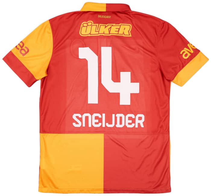 2012-13 Galatasaray Home Shirt Sneijder #14 - 5/10 - (L)