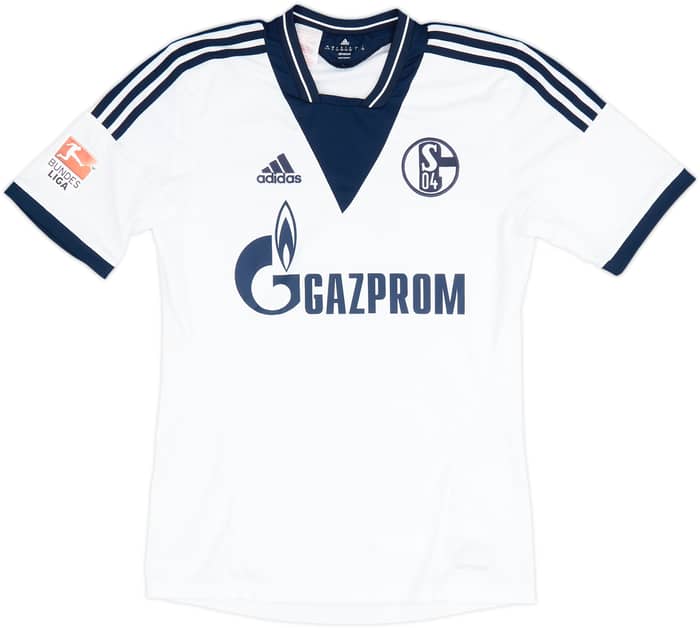 2013-15 Schalke Away Shirt Choupo-Moting #13 - 8/10 - (M.Boys)