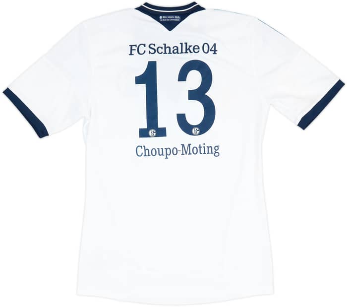 2013-15 Schalke Away Shirt Choupo-Moting #13 - 8/10 - (M.Boys)
