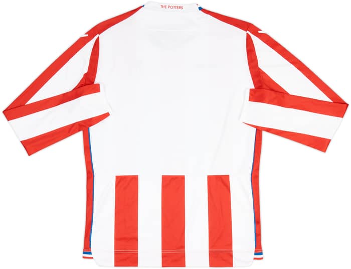 2017-18 Stoke City Home L/S Shirt - 10/10 - (XL.Boys)