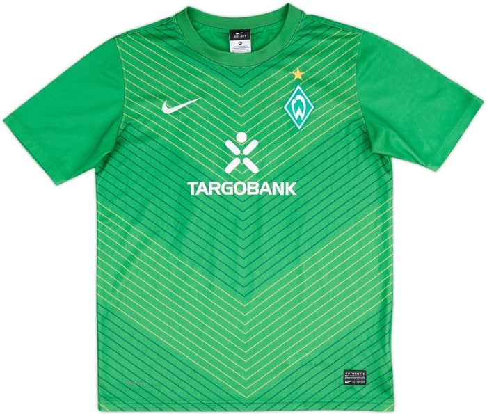 2011-12 Werder Bremen Home Shirt Pizarro #24 - 7/10 - (XL.Boys)