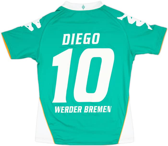 2007-08 Werder Bremen Home Shirt Diego #10 - 8/10 - (Women's M)