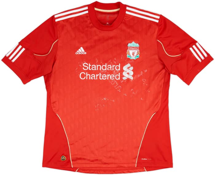 2010-12 Liverpool Home Shirt Gerrard #8 - 4/10 - (XL)