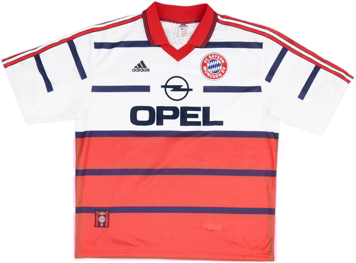 1998-00 Bayern Munich Away Shirt Basler #14 - 7/10 - (XL)