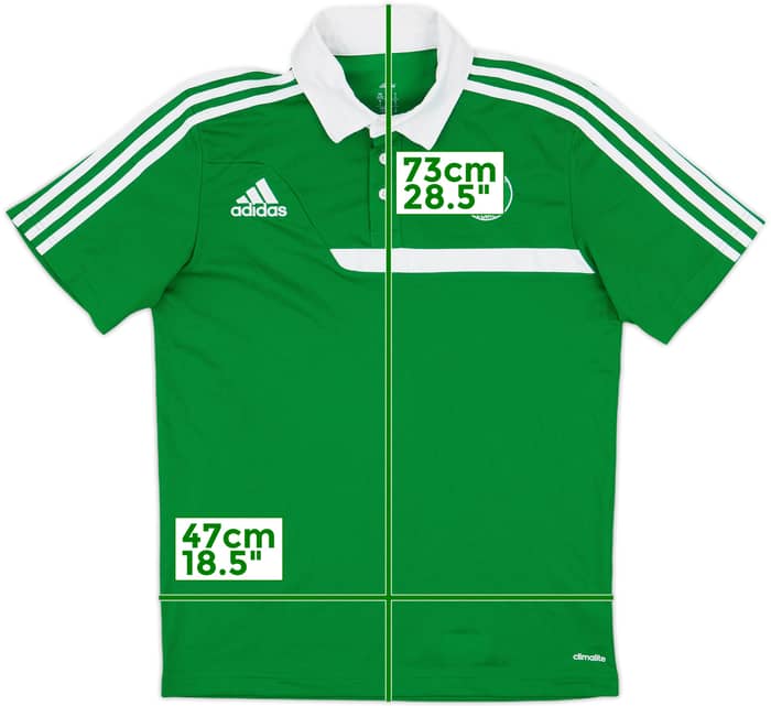 2013-14 Saint-Etienne adidas Polo Shirt - 8/10 - (S)