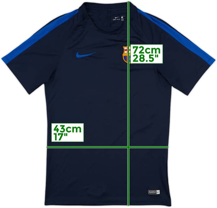 2016-17 Barcelona Nike Training Shirt - 10/10 - (S)