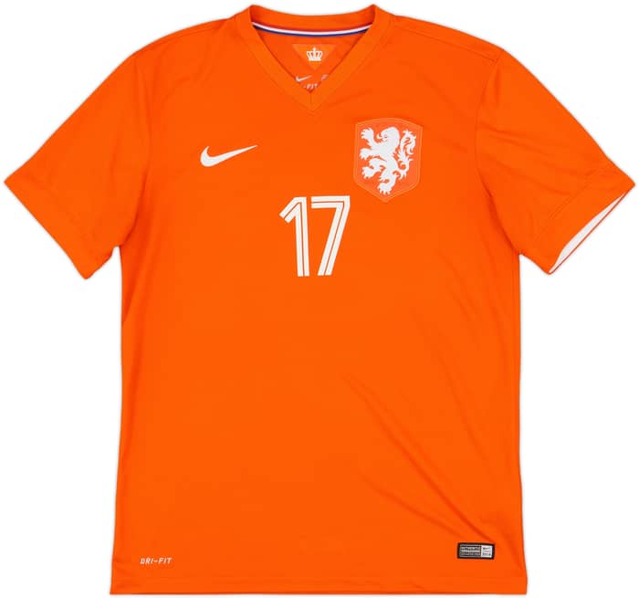 2014-15 Netherlands Home Shirt Alain #17 - 6/10 - (M)