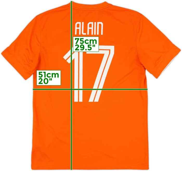 2014-15 Netherlands Home Shirt Alain #17 - 6/10 - (M)